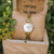 Holzkern Hanwi Damen Armbanduhr • Perlmutt-Zifferblatt • Edelstahl Gold, Bild 2