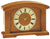 AMS Desk Clock 18x25x5 cm Cherry Wood • Solid wood case • Radio-controlled