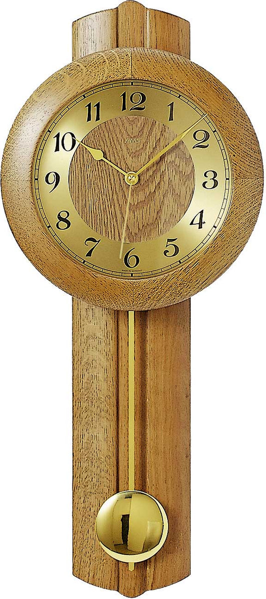 Pendeluhr Zahlenreif messingfarben - AMS Modell: 5165/4