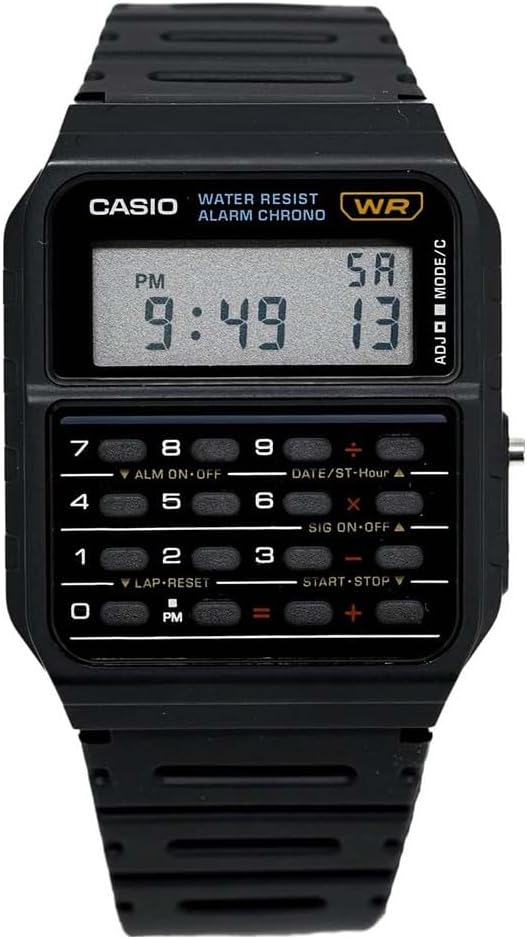Casio Collection CA-53W-1ER Uhr • 8-Stellen-Rechner • Dualzeit