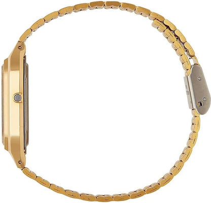 Casio Vintage AQ-230GA-5AMQYES Uhr • Gold-Design • Dual-Zeit