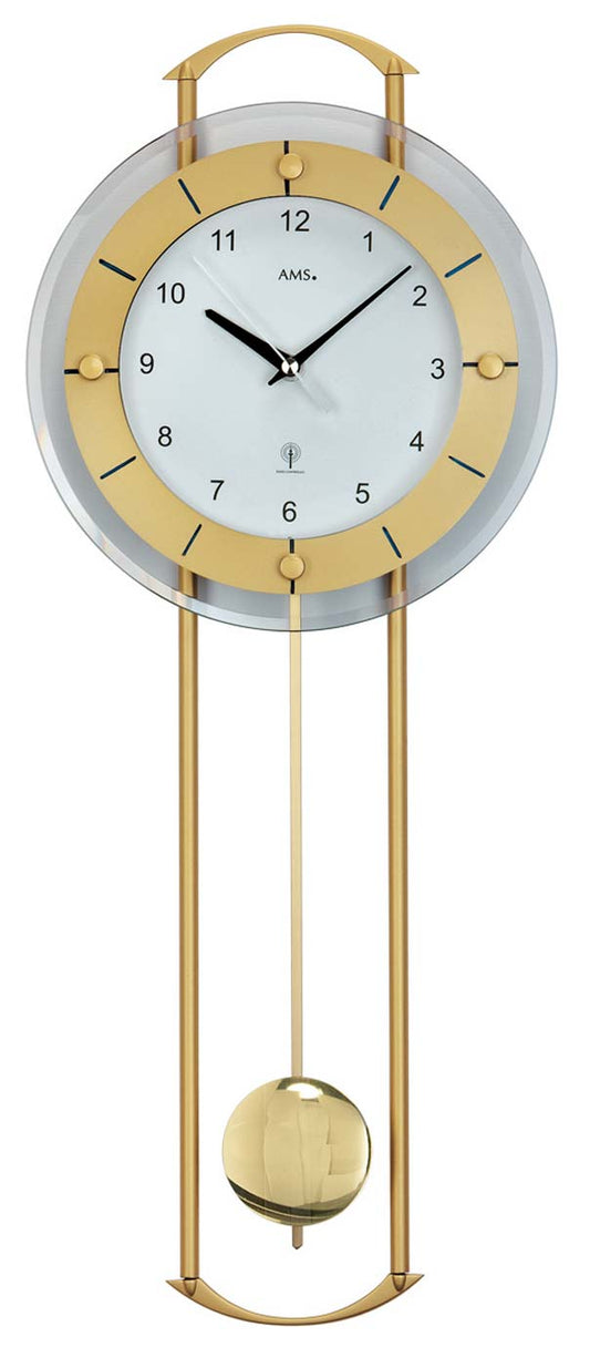 Funkpendeluhr 24 x 60 x 6 cm - AMS Modell: 5255