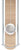 AMS Wanduhr 60x24x6 cm Holz • Funkuhr • Pendeluhr