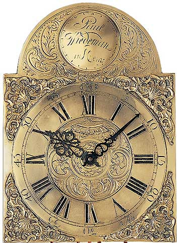 AMS Wall Clock 33x25x12 cm Wood • Mechanical Movement • Bim-Bam Chime