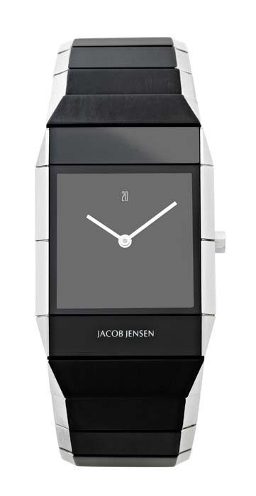 Jacob Jensen Sapphire 550 Herren Uhr • Saphirglas • Minimalistisches Design