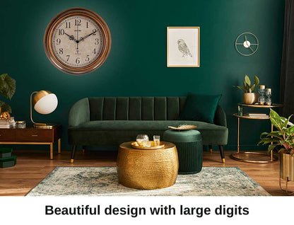 Artvendis-by-AMS 5575B  Funkwanduhr Gartenuhr