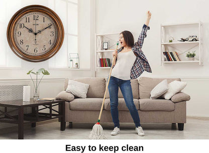 Artvendis-by-AMS 5575B  Funkwanduhr Gartenuhr