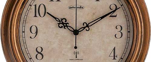 Artvendis-by-AMS 5575B  Funkwanduhr Gartenuhr