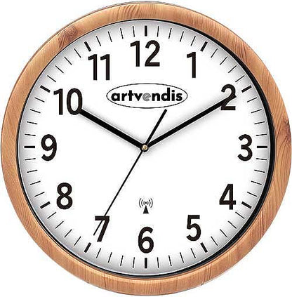 artvendis-by-AMS 5576B Wanduhr modern Funkwanduhr