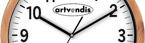 artvendis-by-AMS 5576B Wanduhr modern Funkwanduhr