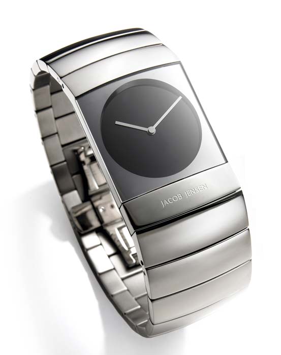 Jacob Jensen ARC 571 Herren Uhr • Titan • Saphirglas