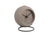 Karlsson Nirvana Globe KA5857GY Wecker Dunkelwarmgrau • Geräuschloses Sweep-Uhrwerk • Schwebendes Globe-Design