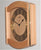 AMS Wanduhr 27x27x5 cm Holz • Geräuschlos • Funkgesteuert