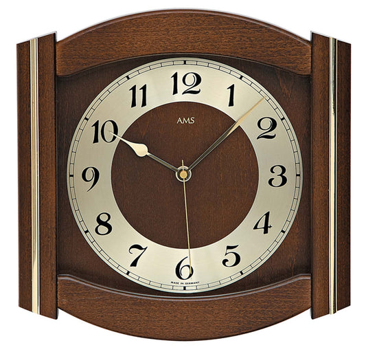 Wanduhr klassisch Messing-Applikationen - AMS Modell: 5822/1