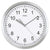 AMS Wanduhr 20 cm Ø Aluminium • Funkuhrwerk • Arabische Zahlen