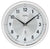 Funkwanduhr weiß 30 cm - AMS Modell: 5945