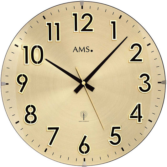 Funkwanduhren modern Durchmesser 32 cm - AMS Modell: 5974