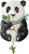 Snuggles the Panda Pendelwanduhr Allen Designs Modell 6012913