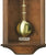 AMS Wanduhr 53x27x13 cm Holz • Mechanisches 14-Tage-Uhrwerk • Manuelle Schlagabschaltung