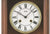AMS Wanduhr 53x27x13 cm Holz • Mechanisches 14-Tage-Werk • Westminster Melodie