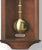 AMS Wanduhr 53x27x13 cm Holz • Mechanisches 14-Tage-Werk • Westminster Melodie