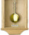 AMS Wanduhr 53x27x13 cm Holz • Mechanisch • Rundgong