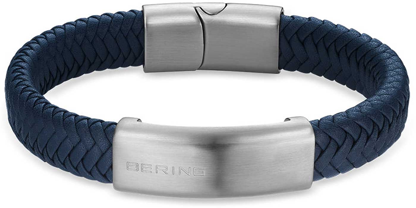 Geflochtenes Lederarmband - Bering Jewelry Modell: 637-817-X0
