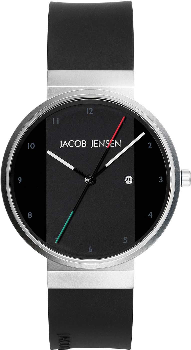 Jacob Jensen New 645 Herrenuhr • Dänisches Design • Titan