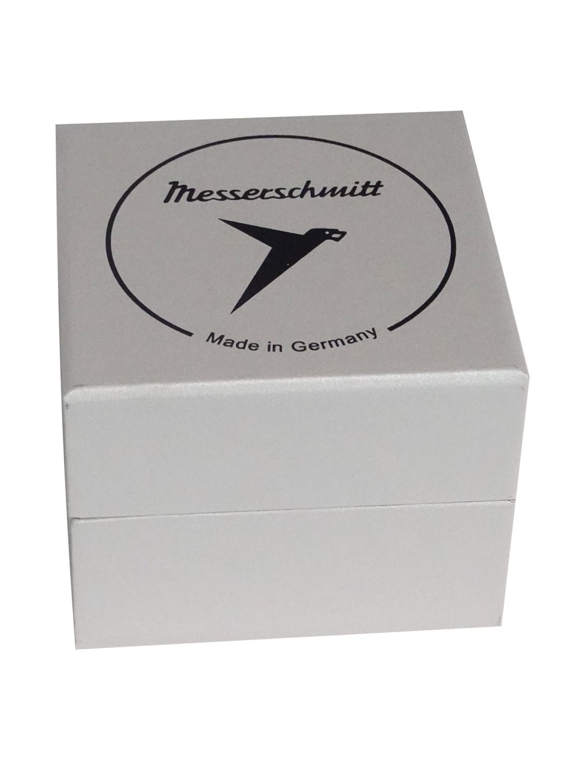 Herrenuhr, Fliegeruhr aus Edelstahl - Schwarzes Zifferblatt - Messerschmitt Modell: ME-6332-DD1