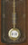 AMS Wanduhr 50x27x8 cm Nussbaum • Quarz Uhrwerk • Westminster Melodie
