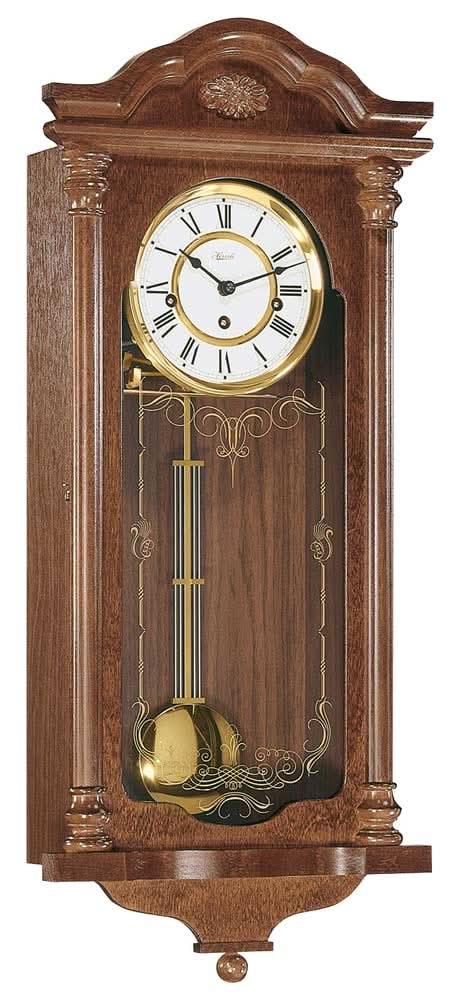 Hermle Wanduhr 68x29x14,5 cm Mahagoni • Westminster Chime • Mechanisches Uhrwerk