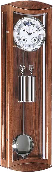 Pendeluhr Nussbaum 1/2 Stundenschlag - Hermle Modell: 70650-030058