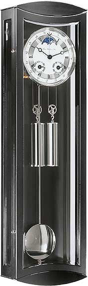 Pendeluhr Schwarz 1/2 Stundenschlag - Hermle Modell: 70650-740058