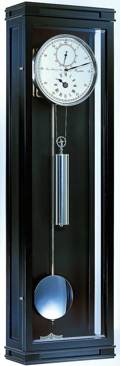 Schwarz Schleiflack Monatsläufer - Hermle Modell: 70875-740761