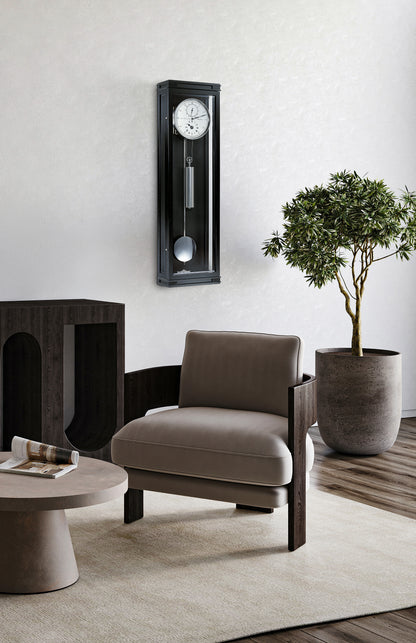 Hermle Wanduhr 93,7x26,0x13,0 cm Holz • 31-Tage Laufwerk • Präzisions-Regulator