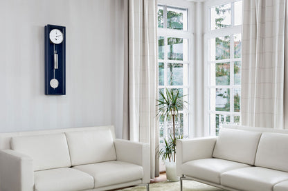 Hermle Wanduhr 86x23x13 cm Holz • 31 Tage Gangreserve • Sichtbares Uhrwerk