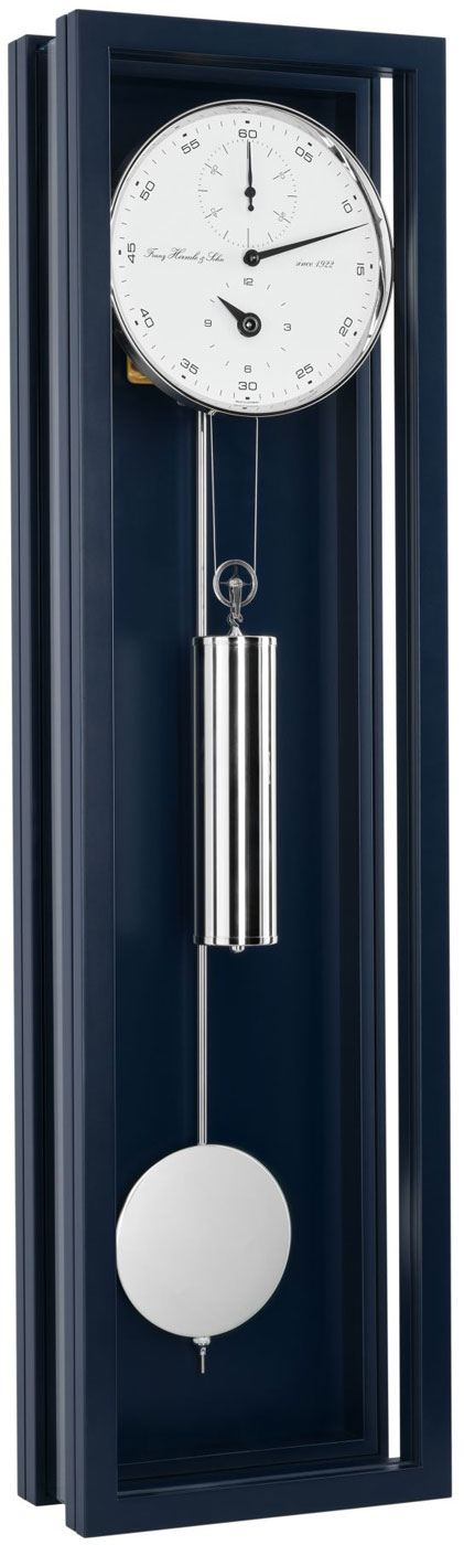 Hermle Wanduhr 86x23x13 cm Holz • 31 Tage Gangreserve • Sichtbares Uhrwerk