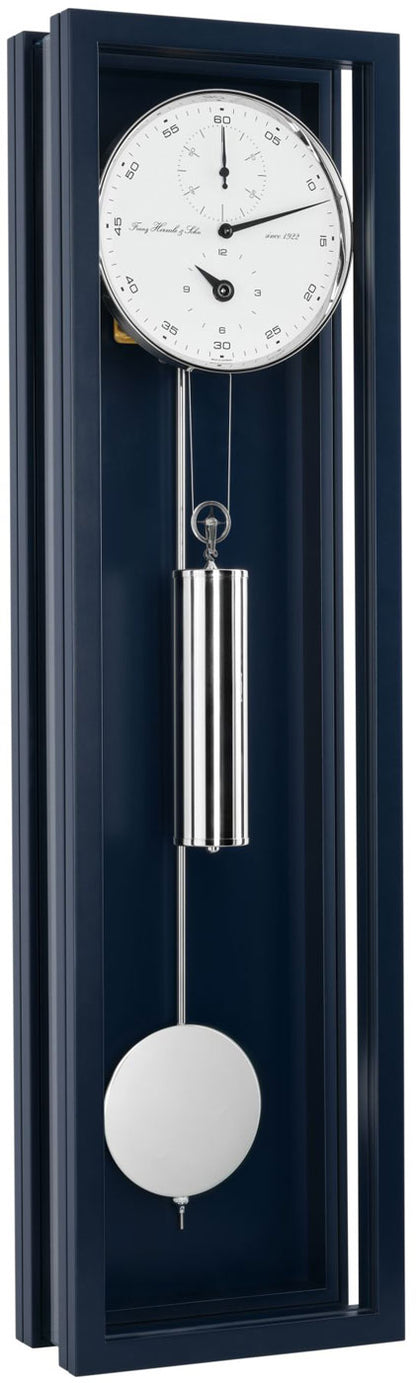 Hermle Wanduhr 86x23x13 cm Holz • 31 Tage Gangreserve • Sichtbares Uhrwerk