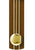 AMS Wanduhr 60x22x7 cm Holz • Präzises Quarz Uhrwerk • Elegantes Pendeldesign