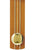 AMS Wanduhr 60x22x7 cm Holz • Präzises Quarzwerk • Klassisches Design