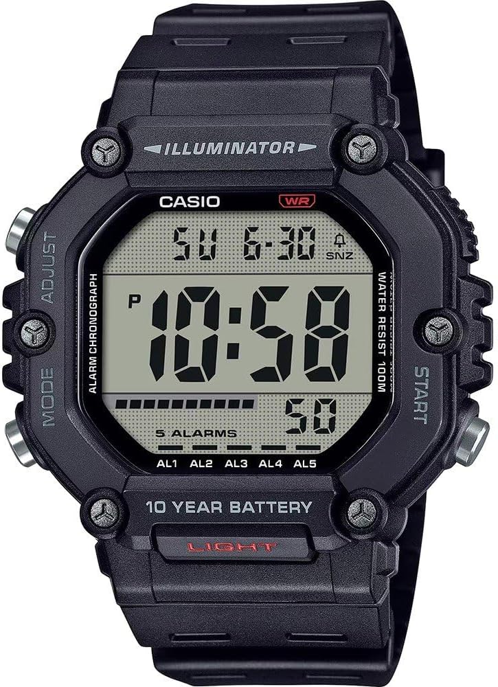Casio Collection AE-1600H-1AVEF Uhr • 10 Jahre Batterie • 10 Bar