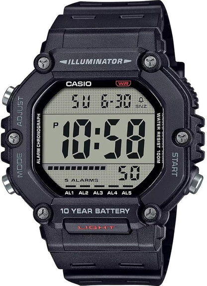 Casio Collection AE-1600H-1AVEF Uhr • 10 Jahre Batterie • 10 Bar