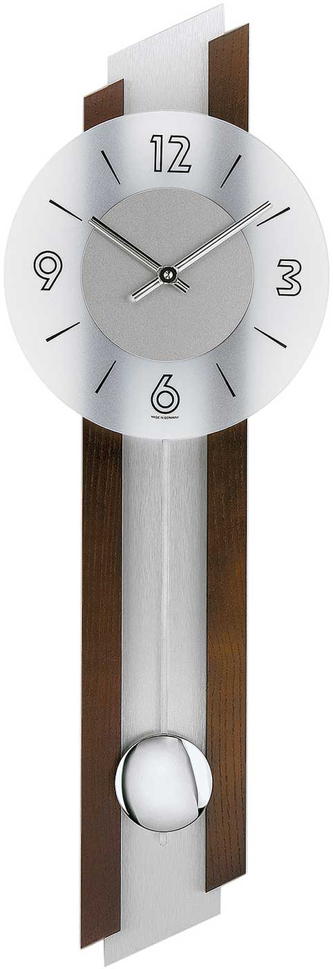 Pendeluhr modern 62 x 23 x 7 cm - AMS Modell: 7207/1