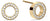 Runde Ohrstecker mit Steinchen besetzt - Bering Jewelry Modell: 721-27-05