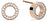 Round stud earrings with stones - Bering Jewelry Model: 721-37-05