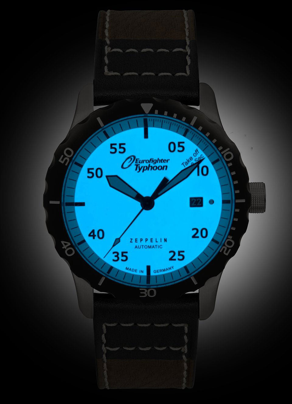 Herrenuhr - Armbanduhr im Edelstahl-Gehäuse - Zeppelin Modell: 7268-5