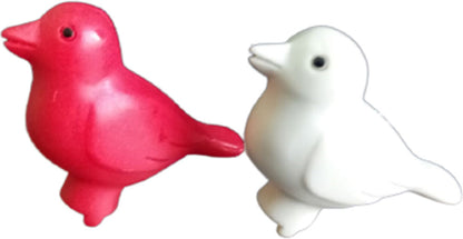 AMS Wanduhr 39x20x11 cm Holz • Moderner Kuckucksruf • Automatische Nachtabschaltung