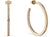 Kreolen aus Edelstahl mit Steinchen - Bering Jewelry Modell: 731-27-05