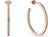 Stainless Steel Creole Earrings with Stones - Bering Jewelry Model: 731-37-05