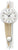 AMS Wall Clock 67x23x8 cm Wood • Modern Design • Precise Quartz Movement